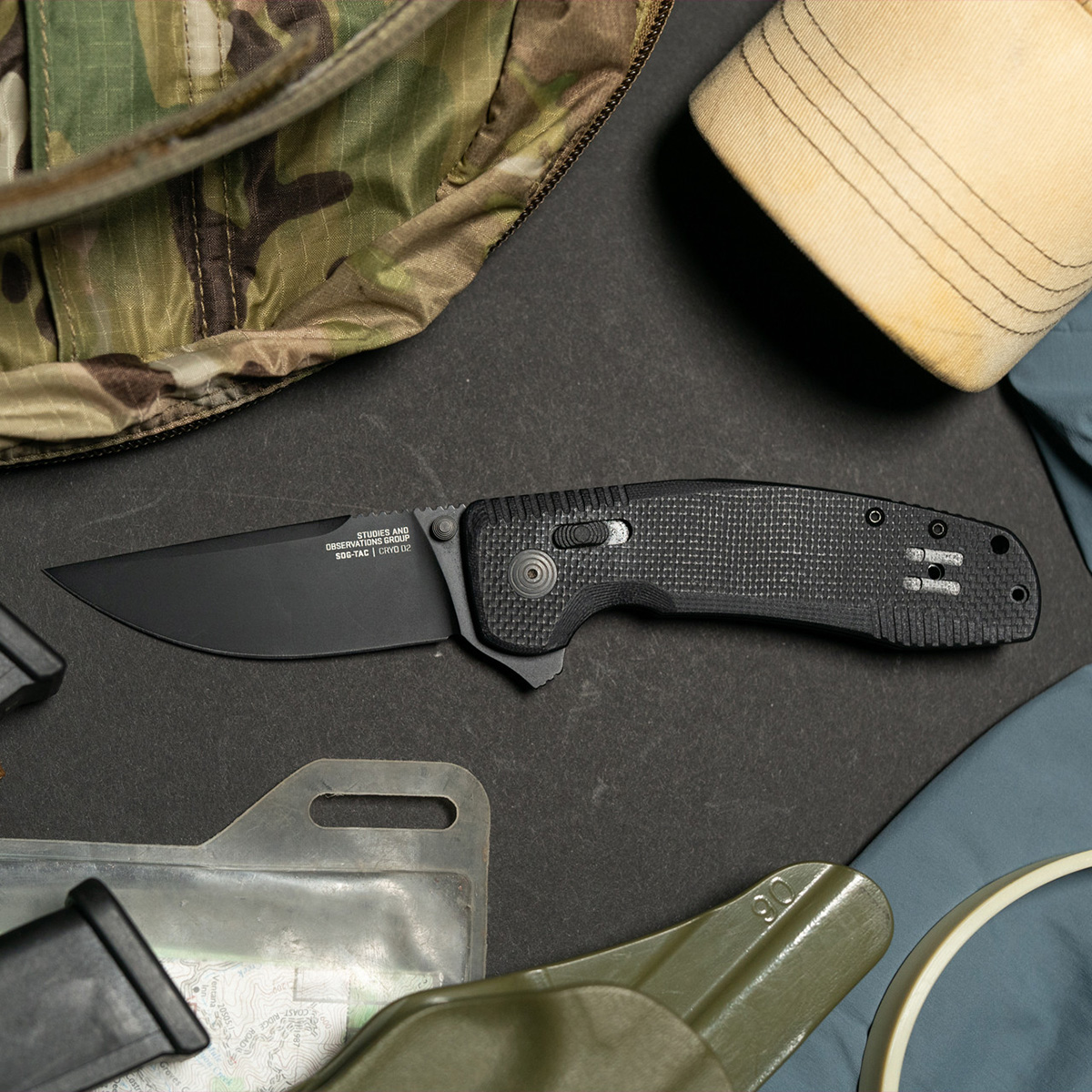 Нож SOG, 12-38-01-41 SOG-TAC XR Black Out — изображение 6