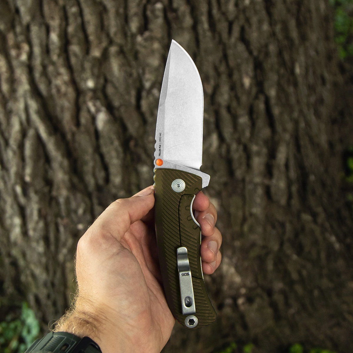 Нож SOG, 14-06-01-43 Tellus FLK Olive Drab — изображение 5