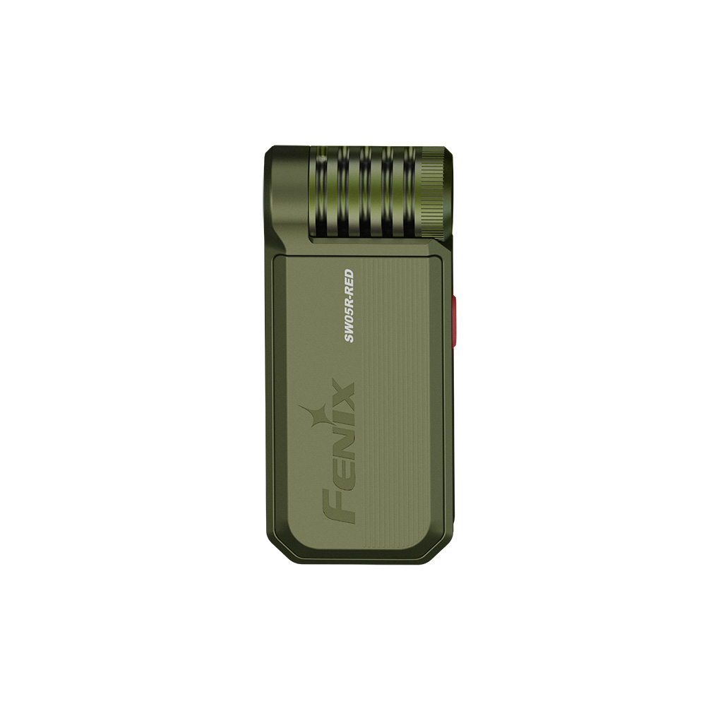 Фонарь Fenix многофункциональный SW05R-RED с красной подсветкой, зеленый — изображение 2