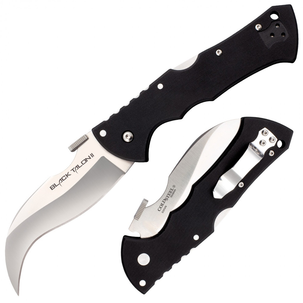 Нож Cold Steel 22B Black Talon II Plain Edge