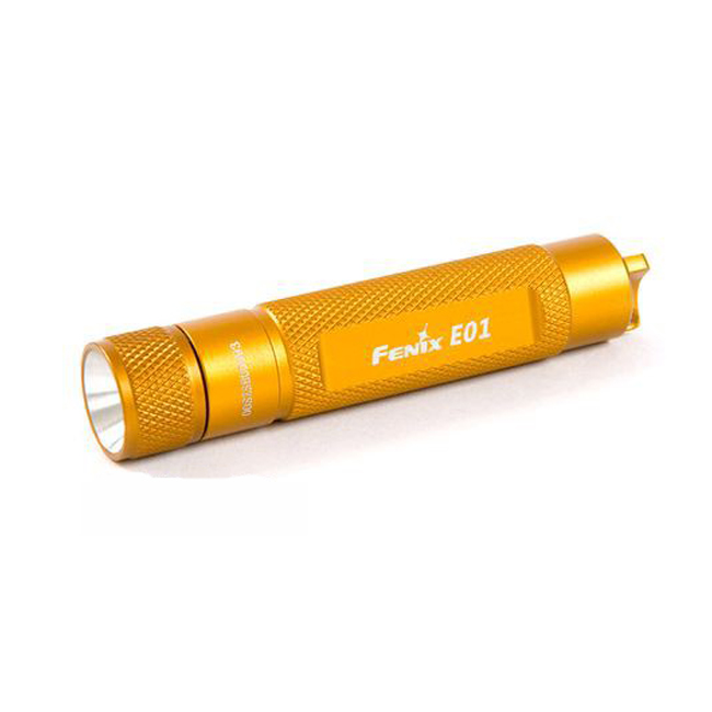 Фонарь Fenix E01 Nichia white GS LED желтый — изображение 8