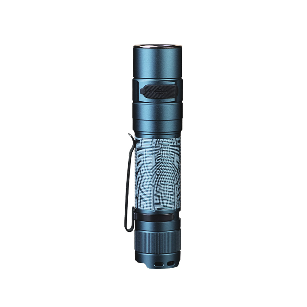 Фонарь Fenix E35R бирюзовый граффити 3100 люмен EDC/Search 21700 — изображение 4