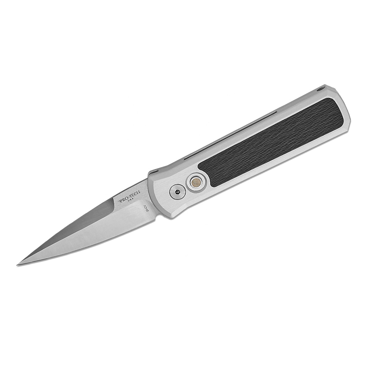 Нож Pro-Tech GODSON 7210-Silver Crosscut 20CV