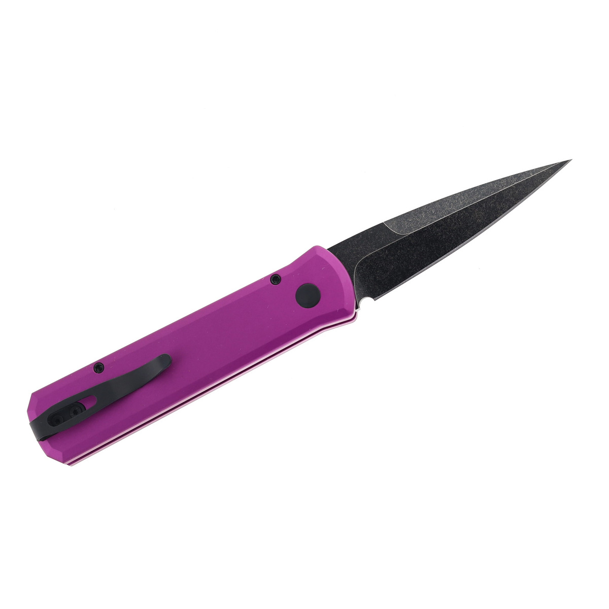 Нож Pro-Tech GODSON 7211-Marble CF Purple DLCW — изображение 2