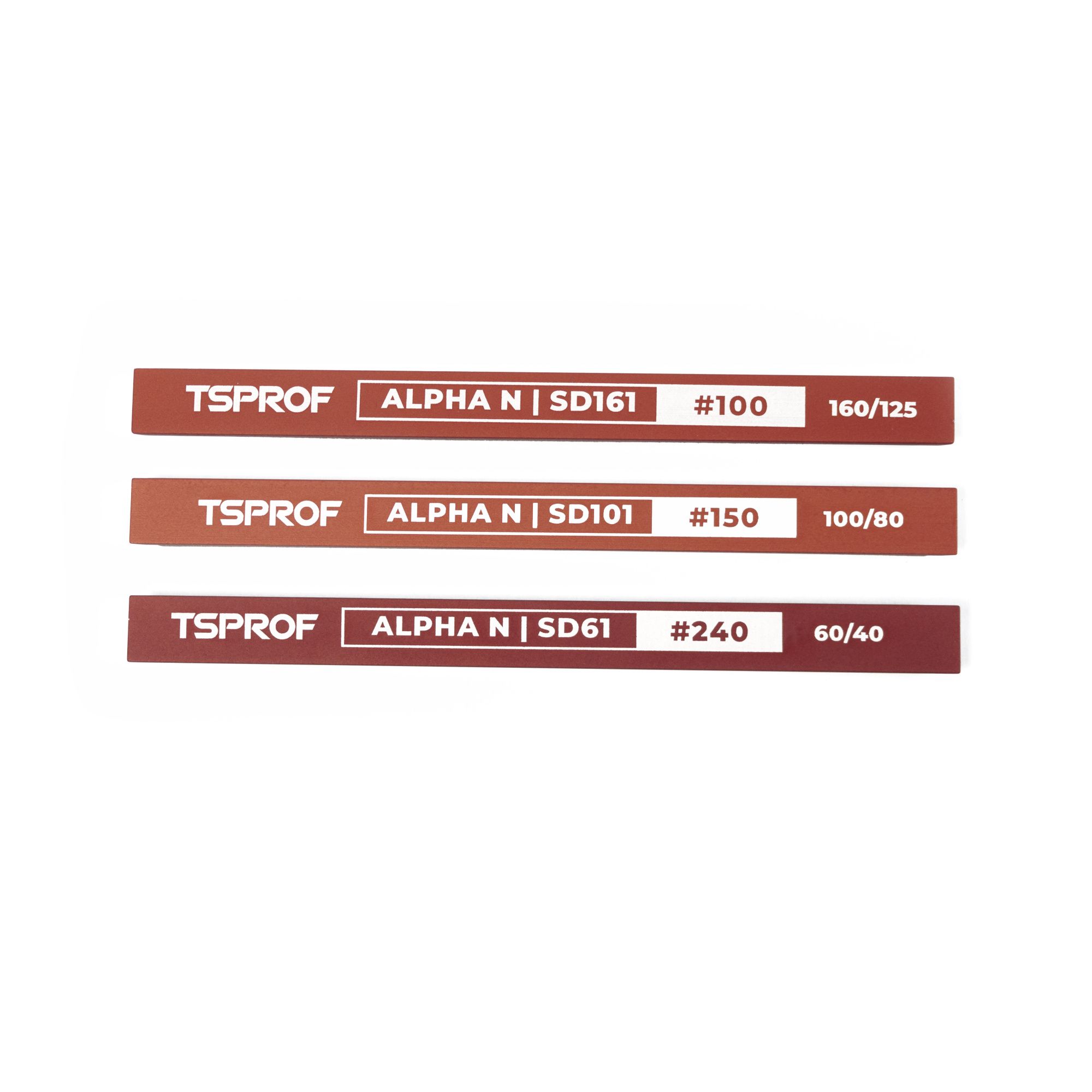 Набор алмазных брусков для заточки TSPROF Alpha N SD161 — SD61 (3 шт.) — изображение 4