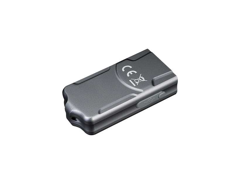Фонарь-брелок Fenix E03R EDC V2.0 серый 500 люмен — изображение 4