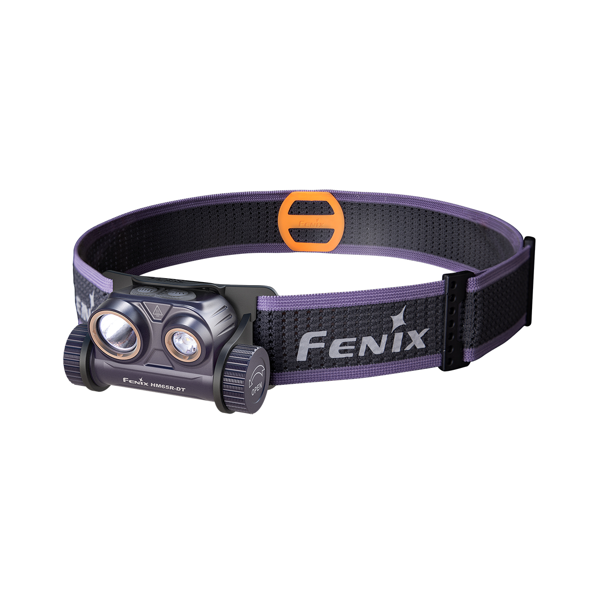 Фонарь Fenix налобный HM65R-DT Dual LED темно-пурпурный 1500 люмен