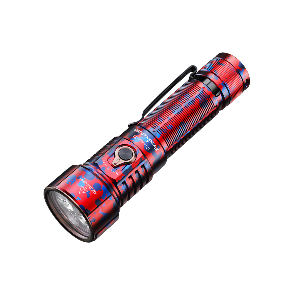 Фонарь Fenix LD36R красный камуфляж RGB с диффузором