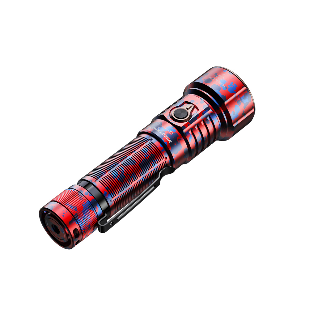 Фонарь Fenix LD36R красный камуфляж RGB с диффузором — изображение 3
