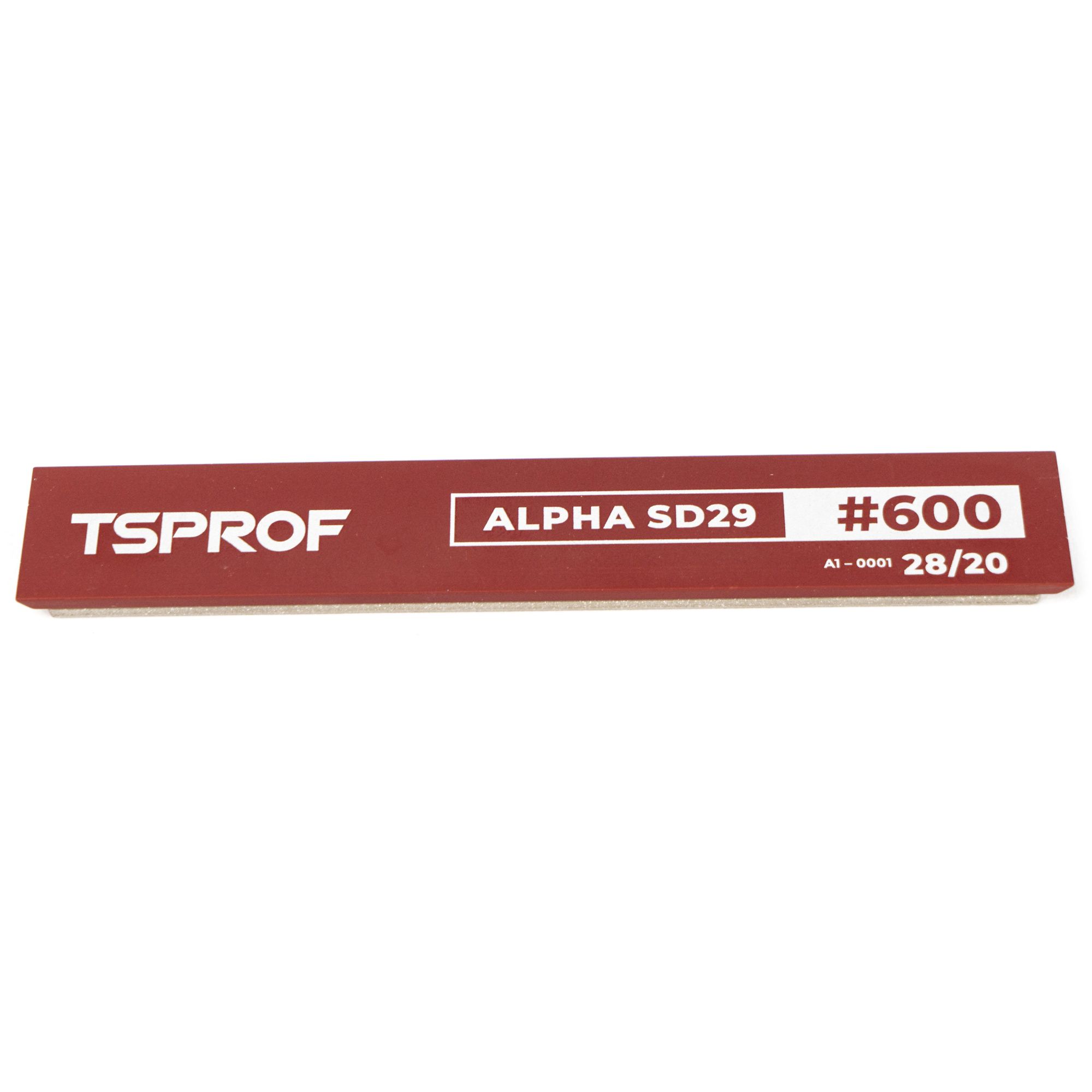 Алмазный брусок для заточки TSPROF Alpha SD29, 28/20 (600 грит) — изображение 3