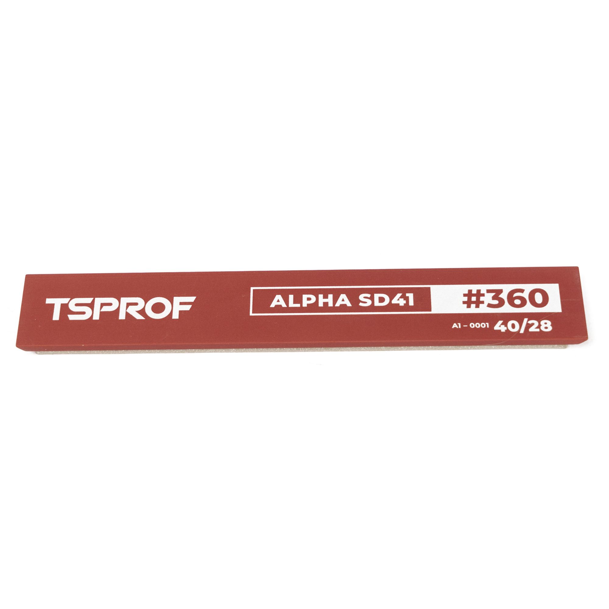 Алмазный брусок для заточки TSPROF Alpha SD41, 40/28 (360 грит) — изображение 3