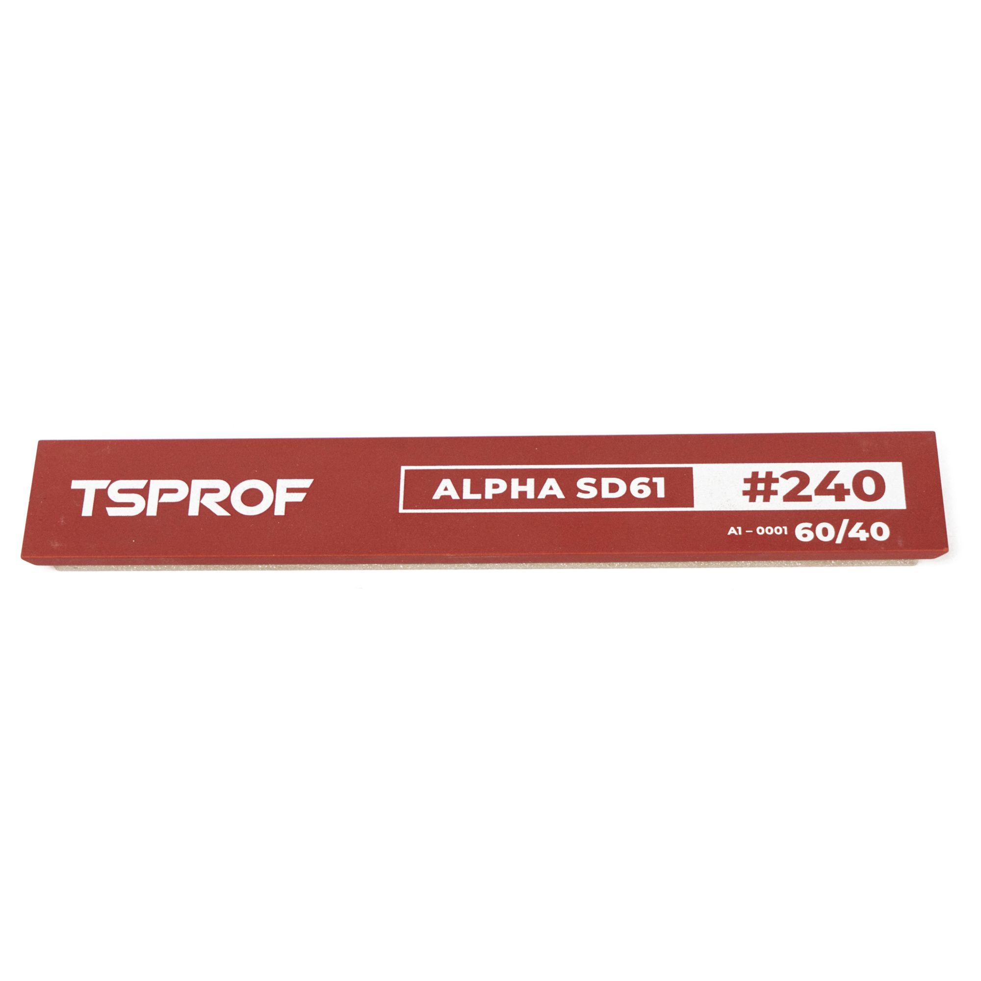 Алмазный брусок для заточки TSPROF Alpha SD61, 60/40 (240 грит) — изображение 3